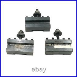 Yuasa 740-200 Quick Change Tool Post (BXA)+ 5 Tool Holders & 1 Boring Bar Holder