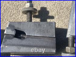 Yuasa Quick Change Tool Post + 740-302, 740-304, 740-307 Tool Holders