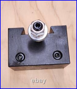 Yuasa Quick Change Tool Post Holder 740-100 & 2 Holders 10-12