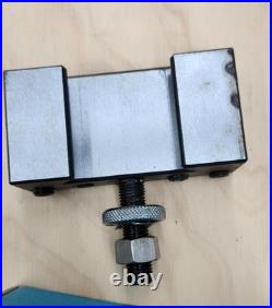Yuasa Quick Change Tool Post Holder 740-100 & 2 Holders 10-12